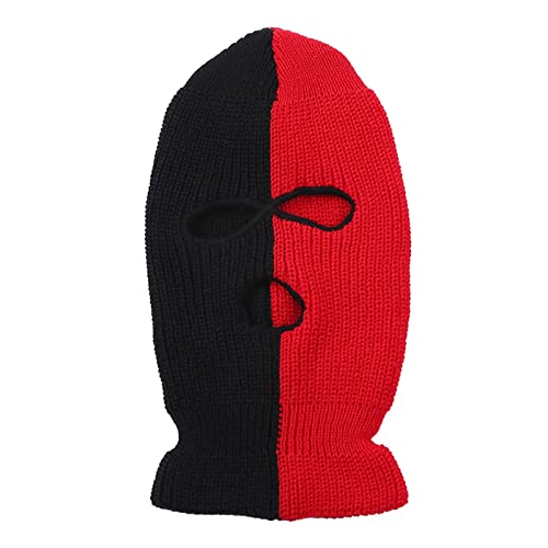 Hochhackige Chunky Heels Sock Boots Winter Kniehohe Stiefel Damen Elegante Plateau Absätze Lange Schwarze Stiefeletten Moderne Schuhe Trend Weiches Obermaterial Bequeme Laufsohle (Red, One Size) von Generic