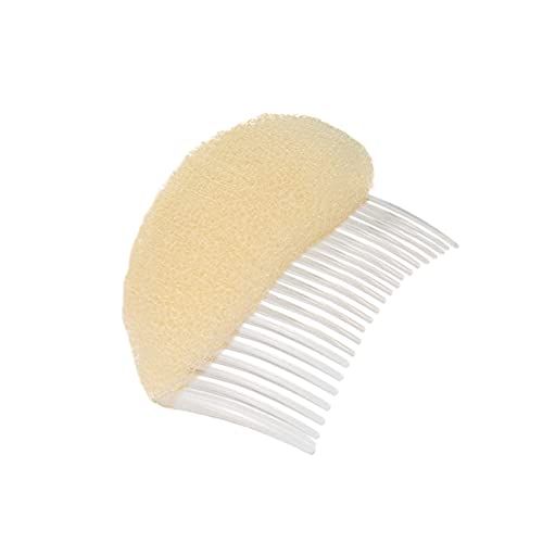 Holzring Schmuck Erhöhung Erhöhung Haar Haarnadel Prinzessin Comb Puffy Haarnadel Weibliches Haar Haarspange Haarspangen Melone (Beige, One Size) von Generic