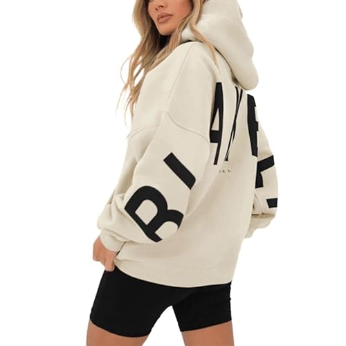 Hoodie Damen, Hoodie Damen Oversize Backprint Pullover Blakely Aufdruck Casual Herbst Winter Sweatshirt mit Kapuze Langarm Kapuzenpullover Hoodies für Damen Langarmshirt Pulli Sweatshirts von Generic