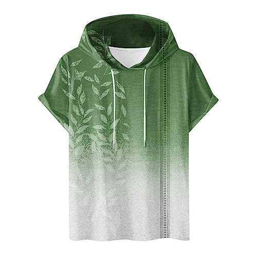 Hoodie Damen Kurzarm Einfarbig Kapuzenpullover Modische Sweatshirt Mit Kapuze Locker Kapuzenpulli Plus Size Hoody Oberteile Bequem Baumwolle Bluse Sommer Klassisch Tops Sportshirt Sommershirts von Generic