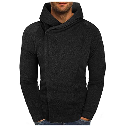 Hoodie Herren Kapuzenjacke Kapuzenpullover Hoodie mit schrägem Reissverschluss Sweatshirt Einfarbig Langarm Sweatjacke Pullover Fleecejacke Casual Classic Kapuzenjacke Hoodie Herren Kapuzenjacke Kapuzenpullover Hoodie mit schrägem Reissverschluss Sweatshirt Einfarbig Langarm Sweatjacke Pullover Fleecejacke Casual Classic Kapuzenjacke von Generic