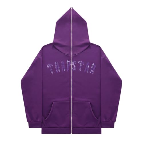 Hoodie Herren Kapuzenpullover Trapstar Hoodie Herren Trapstar London Jacke Herbst Winter Zip Up Kapuzenjacke Pullover Unisex Trapstar Drucken Tracksuit Leichte Kapuzenpullover Sportswear 01 von Generic