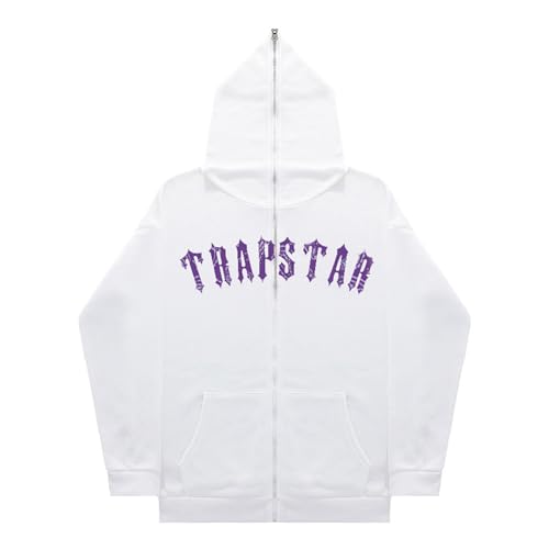 Hoodie Herren Kapuzenpullover Trapstar Hoodie Herren Trapstar London Jacke Herbst Winter Zip Up Kapuzenjacke Pullover Unisex Trapstar Drucken Tracksuit Leichte Kapuzenpullover Sportswear 01 von Generic