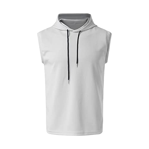 Hoodie Herren Kurzarm Einfarbig Kapuzenpullover Modische Sweatshirt Mit Kapuze Locker Kapuzenpulli Plus Size Hoody Oberteile Bequem Baumwolle Bluse Sommer Klassisch Tops Sportshirt Sommershirts von Generic