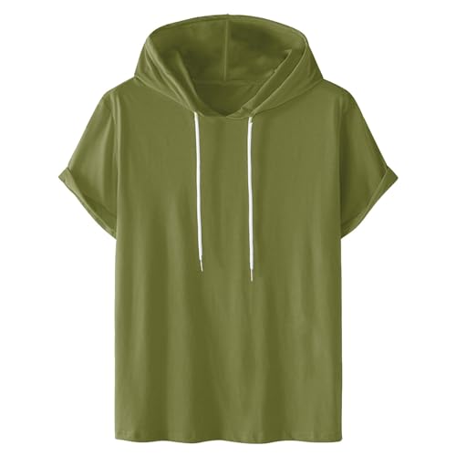 Hoodie Herren Kurzarm Hoody Tshirt Sommer Kapuzenpullover Slim Fit Shirt Einfarbig Oberteile Klassisch T-Shirt Baumwolle Pullover Neue Sweatshirt Große Größen Kapuzenpulli Leicht Sportshirt für Männer Hoodie Herren Kurzarm Hoody Tshirt Sommer Kapuzenpullover Slim Fit Shirt Einfarbig Oberteile Klassisch T-Shirt Baumwolle Pullover Neue Sweatshirt Große Größen Kapuzenpulli Leicht Sportshirt für Männer von Generic