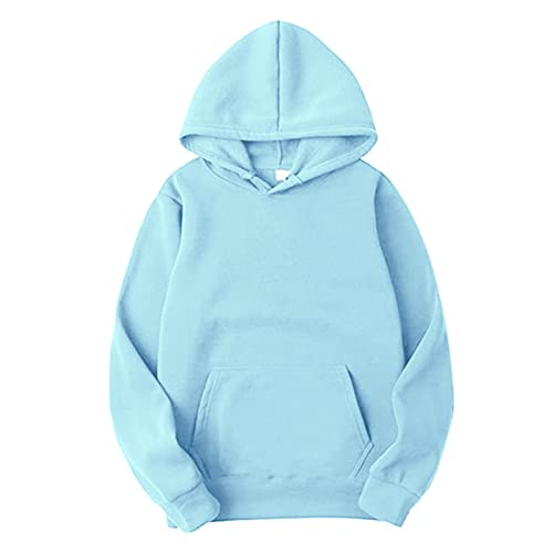 Hoodie Herren Oversized Kapuzenpullover Herren Pullover mit Kapuze, Männer Essentials Hoodie Y2K Hoody Sweatshirt Herbst Winter Kapuzenpulli Streetwear Tops Paar Geschenke von Generic