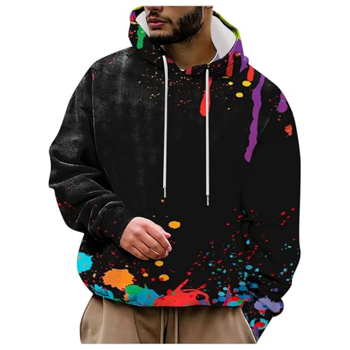Hoodie Herren Unisex 3D Druck Hoodie Oversize Langarm Sweatshirt mit Kapuze Casual Bunte/Batik/Ethnisch Drucken Kapuzenpullover mit Taschen Sport Streetwear Kapuzenpulli Kapuzenjacke Pullover Hoodie Herren Unisex 3D Druck Hoodie Oversize Langarm Sweatshirt mit Kapuze Casual Bunte/Batik/Ethnisch Drucken Kapuzenpullover mit Taschen Sport Streetwear Kapuzenpulli Kapuzenjacke Pullover von Generic