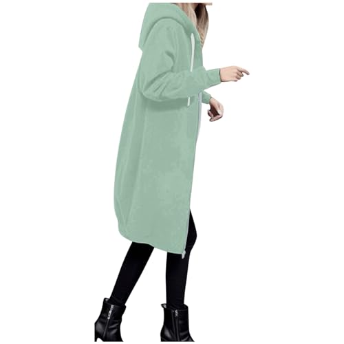 Hoodie Jacke Lang Sweatmantel Damen Lang mit Kapuze Full Zip Kapuzenpullover mit Tasche Hoodie mit Reißverschluss Sweatshirt Jacke Sweatjacke Freizeitjacke Pullover Jacke Übergangsjacke Kapuzenjacke Hoodie Jacke Lang Sweatmantel Damen Lang mit Kapuze Full Zip Kapuzenpullover mit Tasche Hoodie mit Reißverschluss Sweatshirt Jacke Sweatjacke Freizeitjacke Pullover Jacke Übergangsjacke Kapuzenjacke von Generic