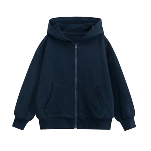 Hoodie Jacke Mädchen Mit Reißverschluss Kapuzenjacke Zipper Blumenmuster Pullover Kinder Sweatjacke Mit Kapuze Casual Kapuzenpulli Y2K Kapuzenpullover Hooded Kapuzenjacke Girl Autumn Winter Kleidung von Generic