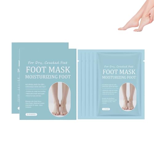 Hornhautentferner Socken und Abgestorbene Haut Entfernen Fußpeeling Maske Anti Aging Exfoliating Socken Fußschälmaske Peeling Baby Feet Fußmaske Tägliche Fußpflege für Frauen & Männer 2PCS von Generic
