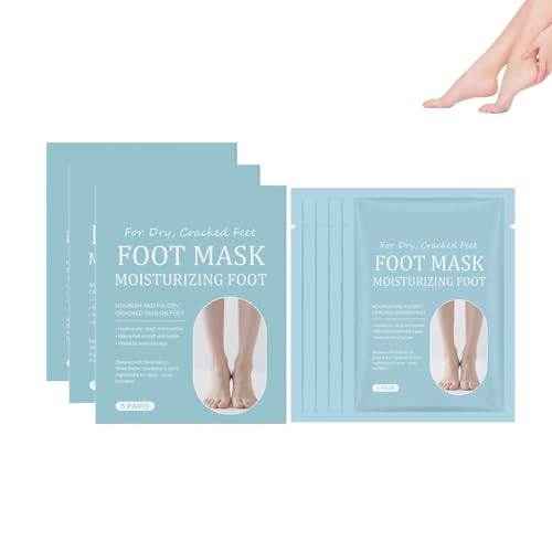 Hornhautentferner Socken und Abgestorbene Haut Entfernen Fußpeeling Maske Anti Aging Exfoliating Socken Fußschälmaske Peeling Baby Feet Fußmaske Tägliche Fußpflege für Frauen & Männer 3PCS von Generic