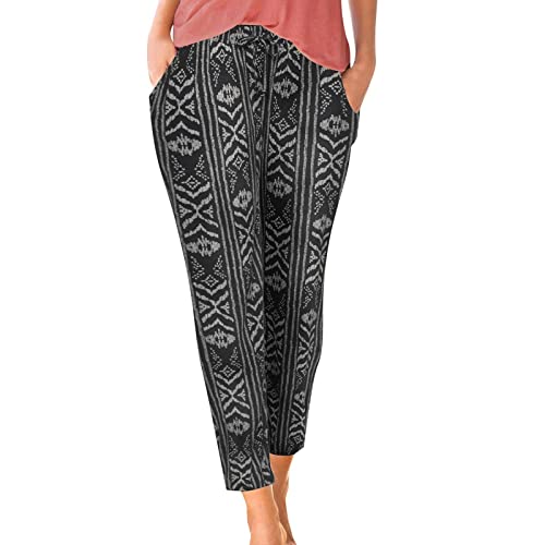 Hose Damen Sommer Damen Leinen Culottes Hose Damen große Größen 7/8 Hose Damen Jogginghose Uma Pants Damen Low Waist Cargo Jeans Lang Hippie Hose Haremshose Hose Damen Sommer Damen Leinen Culottes Hose Damen große Größen 7/8 Hose Damen Jogginghose Uma Pants Damen Low Waist Cargo Jeans Lang Hippie Hose Haremshose von Generic