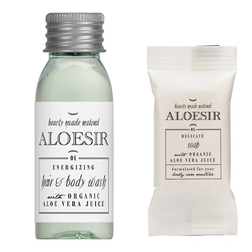 Hotel Set Aloesir Shampoo&Duschgel 31ml 100 Stk. und Seife 15g in Papier 100 Stk. von Generic