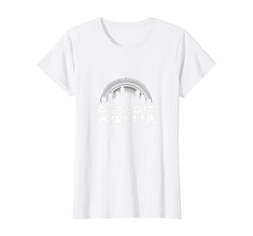 House Music Detroit Militia Grafik für Herren T-Shirt, Damen, Weiß, XS House Music Detroit Militia Grafik für Herren T-Shirt, Damen, Weiß, XS von Generic