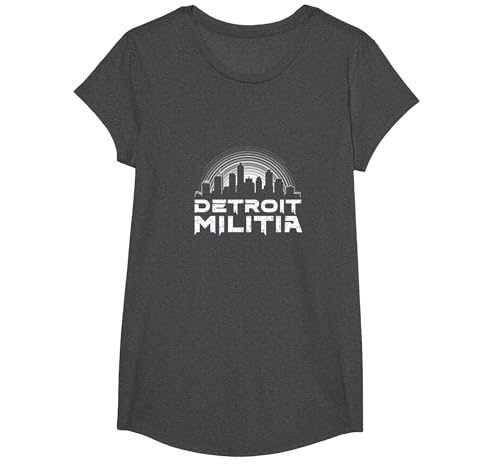 House Music Detroit Militia Grafik für Herren T-Shirt, Girls, Anthrazit Meliert, XS House Music Detroit Militia Grafik für Herren T-Shirt, Girls, Anthrazit Meliert, XS von Generic