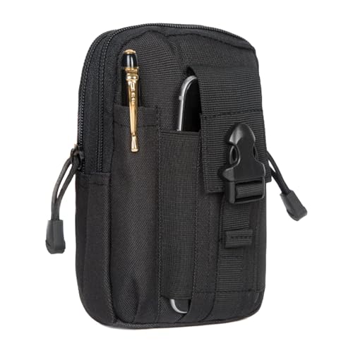 Hüftpaket Hüfttasche Outdoor Bauchtasche Bauchtasche zum Wandern Hüfttasche Hüfttasche für Outdoor Wandern | Vista Bedrucktes Oxford-Tuch, wasserdichte Gürteltasche, Handytasche, Geldbörse für Camping von Generic