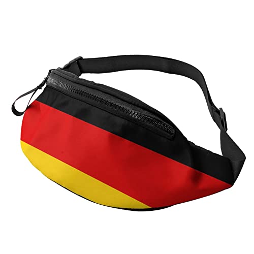Hüfttasche Deutsche Flagge, Gurttasche Stylisch Brusttasche Mode Waist Fanny Pack Für Herren Running Sport von Generic