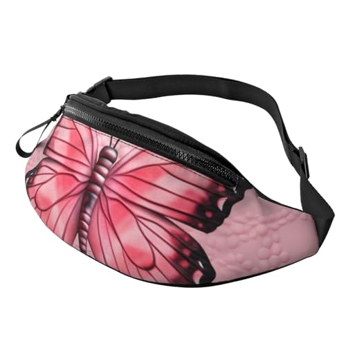 Hüfttasche Schmetterling Stylisch Taillentasche Mode Sporttasche Für Running Spazieren Herren 14X35Cm von Generic