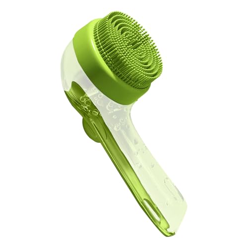 Hunde Bad Und Schrubben Pinsel - Massagebürste Mit Langem Griff Für Hunde - Haustier Baden Lieferungen Für Conditioner Langes Und Kurzes Haar Spray Reise Und Heim Baden von Generic