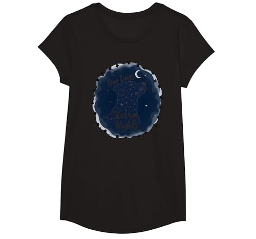 Hundstage Sternennächte Celestial Canine T-Shirt, Girls, Schwarz, XS Hundstage Sternennächte Celestial Canine T-Shirt, Girls, Schwarz, XS von Generic