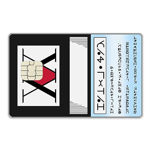 Hunter x Hunter, HxH Kreditkarten Aufkleber, EC Karten Aufkleber, HxH Anime Credit Card Skin Cover Sticker (Großer Chip) von Generic