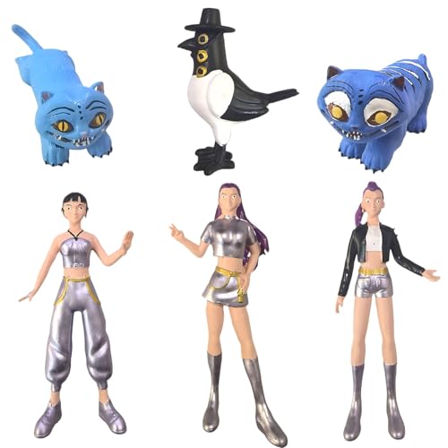 Huntrix Merch Figure 𝙺𝚙𝚘𝚙 𝙳𝚎𝚖𝚘𝚗 𝙷𝚞𝚗𝚝𝚎𝚛𝚜 Tiger Birds Spielzeugfiguren HUNTR/X Puppen Figur Kpop Merchandise Geschenke für Anime Fan von Generic