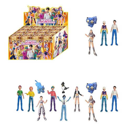 Huntrix Merch Figure 𝙺𝚙𝚘𝚙 𝙳𝚎𝚖𝚘𝚗 𝙷𝚞𝚗𝚝𝚎𝚛𝚜 Tiger Birds Spielzeugfiguren HUNTR/X Puppen Figur Kpop Merchandise Geschenke für Anime Fan von Generic