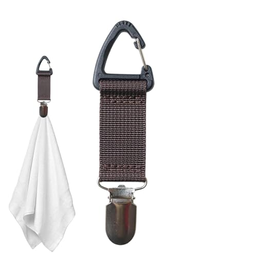 Hut-Clip – Schal-Clip für Taschen, Rucksäcke und Gepäck | Hutbefestigung aus Entenschnabel, langlebiges Accessoire für Hut und Erwachsene, perfekt, Kaffee, Se référer au descriptif, Siehe Beschreibung von Generic