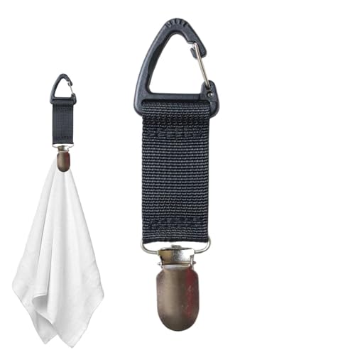 Hut-Clip – Schal-Clip für Taschen, Rucksäcke und Gepäck | Hutbefestigung aus Entenschnabel, langlebiges Accessoire für Hut und Erwachsene, perfekt, Schwarz , Se référer au descriptif, Siehe von Generic