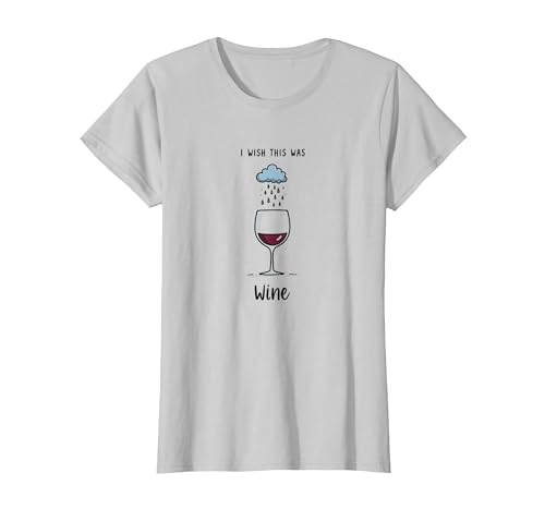I Wish This was Wine – Lustige Weinliebhaber-Kunst T-Shirt, Damen, Silber, 3XL I Wish This was Wine – Lustige Weinliebhaber-Kunst T-Shirt, Damen, Silber, 3XL von Generic
