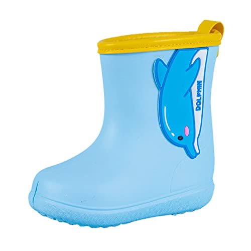 IFOUNDYOU Cartoon Kinder Regenstiefel Rutschfeste Kinder Wasserschuhe Klassische Kinder Regenstiefel Wasserdichte Regenstiefel Kinder Baby Cartoon Schuhe Regenschuhe,Gummistiefel Jungen 30 Dino von Generic