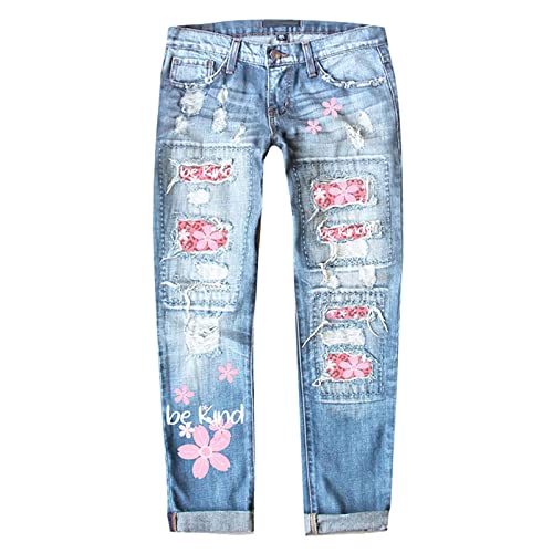 IFOUNDYOU Damen Jeans Ausgestellt Sommerhose Leicht 7/8 Stretch Jeans Anthrazit Leichte Hosen Sommer Fahrrad Regenhose Leggings Baumwolle 3/4 Schlaghose Sommer Fahrrad Unterhosen Damen von Generic