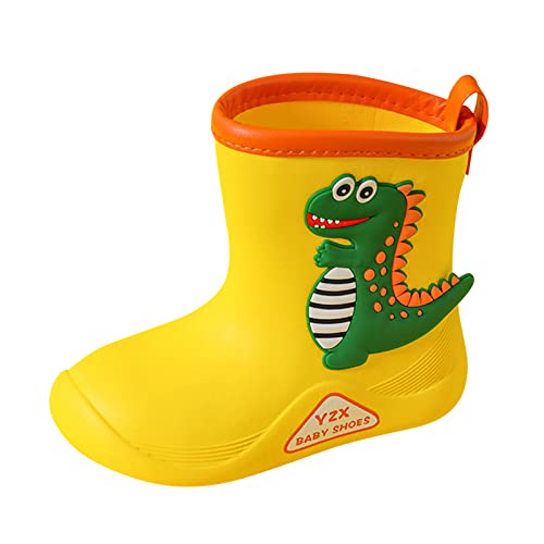 IFOUNDYOU Kinder niedliche Cartoon Mode wasserdichte und rutschfeste Regenstiefel Regenstiefel weiche Unterseite Mode Regenstiefel Regenschuhe,Gummistiefel GrößE 34 Jungen von Generic