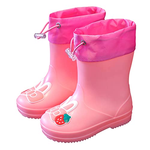 IFOUNDYOU Regenstiefel für Mädchen,Jungen,Kinder,Regenstiefel,isoliert,für Jungen und Mädchen,Gummi-Regenstiefel,Kleinkind-Regenstiefel Regenschutz Schuhe Wasserdicht,Gummistiefel Jungen 38 Halbhoch von Generic