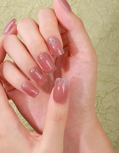 INTEROOKIE Gel-Nagelaufkleber, vollständiger Aufkleber, Stempeln, UV-Licht, Nagelaufkleber, Blumen-Gel-Nagel (255) von Generic