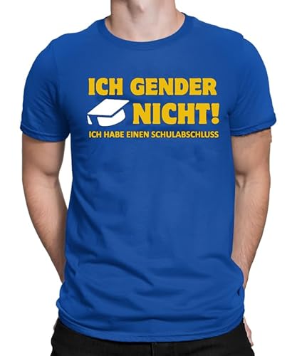 Ich Gender Nicht - Ich Habe Einen Schulabschluss – Modisches Statement-Design, Ideal für Alltag und Freizeit von WriteFusion Herren Männer T-Shirt von Generic