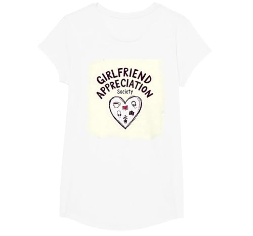 Ich Liebe Meine Freundin - Appreciation Society T-Shirt, Girls, Weiß, XS Ich Liebe Meine Freundin - Appreciation Society T-Shirt, Girls, Weiß, XS von Generic