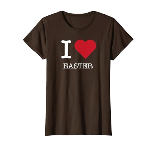 Ich Liebe Ostern, ich Liebe Ostern T-Shirt, Damen, Braun, 3XL von Generic