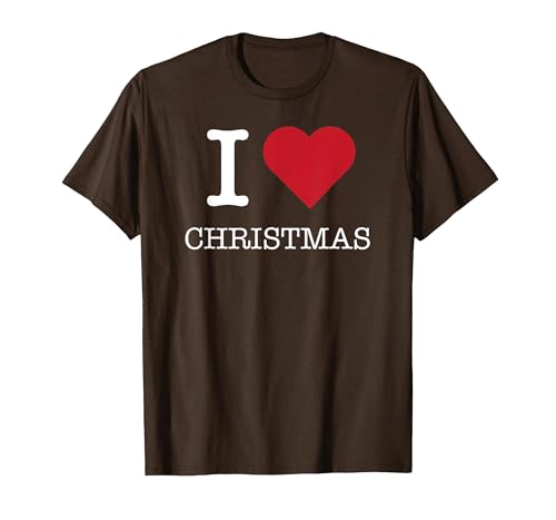 Ich Liebe Weihnachten, ich Liebe Weihnachten T-Shirt, Herren, Braun, XXL von Generic
