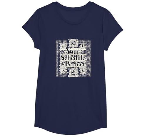Ihr Zeitplan ist perfekt - Motivierendes Zeitmanagement T-Shirt, Girls, Marineblau, XS Ihr Zeitplan ist perfekt - Motivierendes Zeitmanagement T-Shirt, Girls, Marineblau, XS von Generic