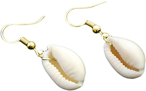 Imitation Shell Earring, vergoldet, Bohemian-Stil, Dangle Ohrringe, Sommer-Strandschmuck von Generic