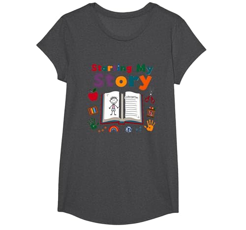 In meiner Kindergartenzeit: Beginn meiner Geschichte T-Shirt, Girls, Anthrazit Meliert, XS In meiner Kindergartenzeit: Beginn meiner Geschichte T-Shirt, Girls, Anthrazit Meliert, XS von Generic