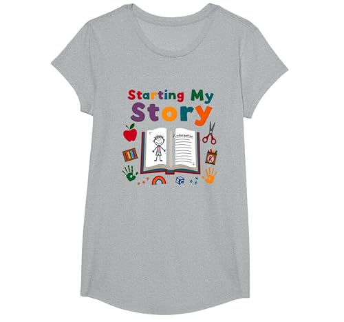 In meiner Kindergartenzeit: Beginn meiner Geschichte T-Shirt, Girls, Grau Meliert, XS In meiner Kindergartenzeit: Beginn meiner Geschichte T-Shirt, Girls, Grau Meliert, XS von Generic