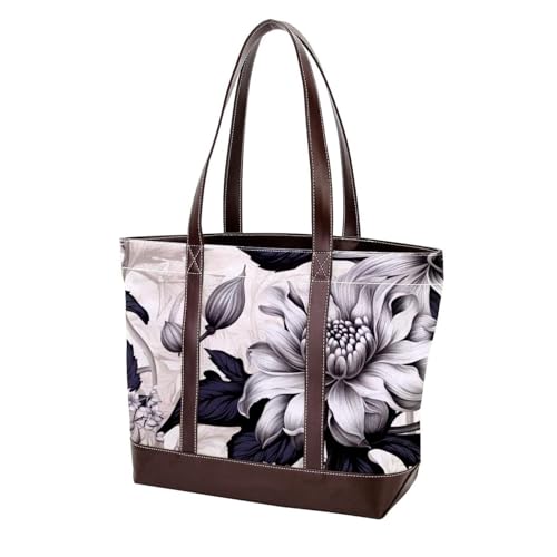 Ink Plants-1486 Tragetasche, strapazierfähiges Leder, Leinen, Geldbörsen und Handtaschen für Damen, Tragegriff oben, Hobo-Taschen, Mehrfarbig 08, 33.8x12x31cm/13.3x4.7x12.2 in Ink Plants-1486 Tragetasche, strapazierfähiges Leder, Leinen, Geldbörsen und Handtaschen für Damen, Tragegriff oben, Hobo-Taschen, Mehrfarbig 08, 33.8x12x31cm/13.3x4.7x12.2 in von Generic
