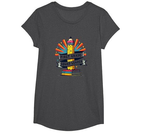 Inspiration für den Klassenleiter der 1. Klasse T-Shirt, Girls, Anthrazit Meliert, XS Inspiration für den Klassenleiter der 1. Klasse T-Shirt, Girls, Anthrazit Meliert, XS von Generic