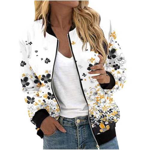 Jacke Damen Jeansjacke Damen Grau Übergangsjacke Damen Elegant Blouson Jacke Damen Strickjacken Für Damen Sommer Anzug Damen Elegant 2 Teiler Jeans von Generic