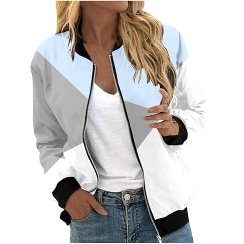 Jacke Damen Jeansjacke Only Damen Damen Jeans Jacke Only Blouson Jeansjacke Damen Weiß Damen Parka Übergangsjacke Damen Elegant Leichte Regenjacke Damen von Generic
