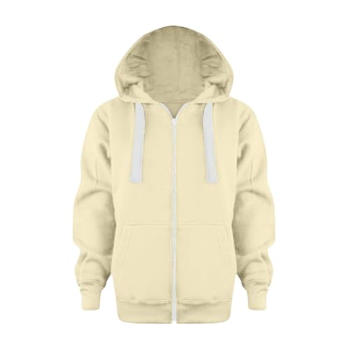 Jacke Kinder Jungen Zip Up Hoodie Sweatjacke Kapuzenjacke Kapuzenpullover Langarm Pullover Hoody Sweatshirt Mit Reißverschluss Kinder Kapuzenjacke Hoodie Kapuzen Sweaterjacke Pullover Mädchen Casual von Generic