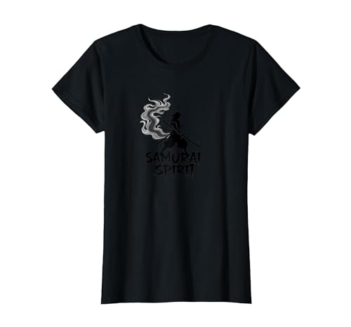 Japanische Samurai Spirit Warrior Kunst für Männer T-Shirt, Damen, Schwarz, XS Japanische Samurai Spirit Warrior Kunst für Männer T-Shirt, Damen, Schwarz, XS von Generic