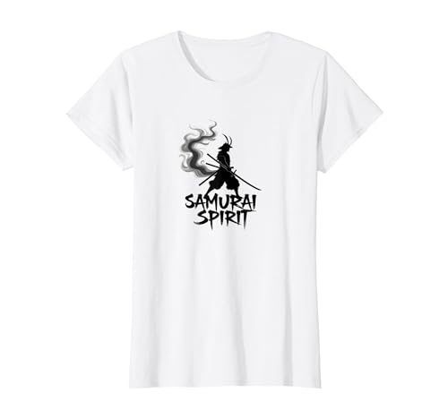Japanische Samurai Spirit Warrior Kunst für Männer T-Shirt, Damen, Weiß, XS Japanische Samurai Spirit Warrior Kunst für Männer T-Shirt, Damen, Weiß, XS von Generic